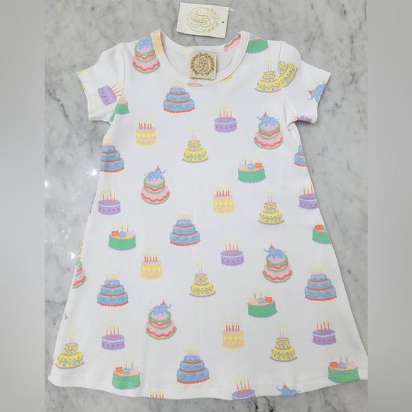 The Beaufort Bonnet Company Other - The Beaufort Bonnet Company Polly Play Dress Piece of Cake Birthday Cake 4T